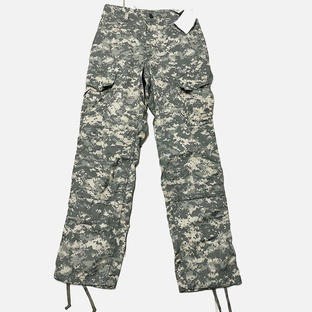 US Army ACU Insect Shield UCP Camo Cargo Pants Size Small Long 32 X 34 NWT